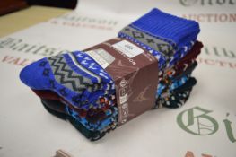 *Kuki Nordic Collection 4 Pack of Gents Socks Size 7 - 11