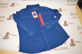 *32 Degrees Cool Ladies Denim Style Shirt Blue Size: Medium