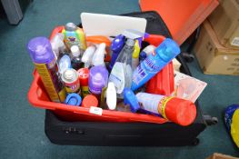 Antler Black Travel Case Containing Cleaning Produ