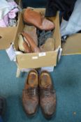 Box of Gents Pre Worn Leather Shoes