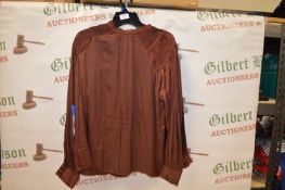 *Hillary Radley Long Sleeve Top Brown Size: Large