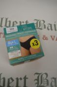*Three Pack of Washable Period Underwear Size: Large