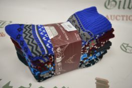 *Kuki Nordic Collection 4 Pack of Gents Socks Size 7 - 11