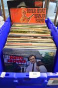 Mixed Oldies and Other 12” LP Records (crate not included)