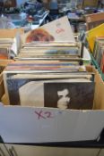 Two Boxes of Mixed Oldies 12” LP Records and Boxsets