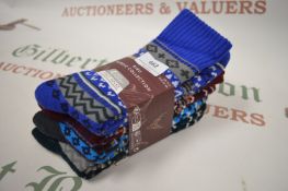 *Kuki Nordic Collection 4 Pack of Gents Socks Size 7 - 11