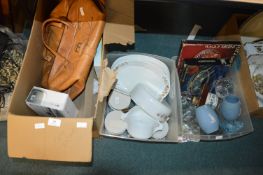 Three Boxes of Household Goods, Pottery, Glassware