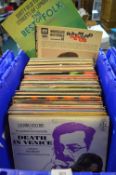 Mixed Oldies and Other 12” LP Records (crate not included)