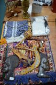 Eastern Wall Hangings & Wooden Carvings etc