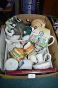 Assorted Pottery including Novelty Tea Pots etc