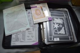Large Folder of Metal Paper Craft Dies