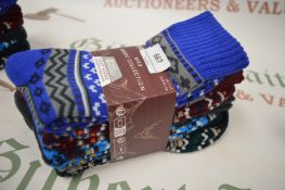 *Kuki Nordic Collection 4 Pack of Gents Socks Size 7 - 11