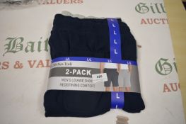 *Two Pack of Jachs New York Mens Lounge Shorts Size: L