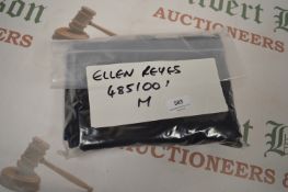 *Two Pack of Ellen Reyes Fleece Lined Seamless Leggings Size Medium - Black