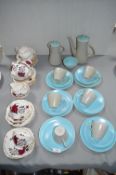 Poole Retro Coffee Set Plus Colclough Part Tea Set