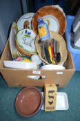 Kitchenware including Pottery Serving Dishes etc