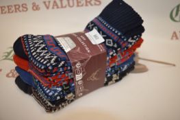 *Kuki Nordic Collection 4 Pack of Gents Socks Size 7 - 11