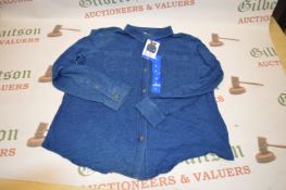 *32 Degrees Cool Ladies Denim Top Blue Size Large