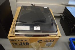Sony Stereo Turntable