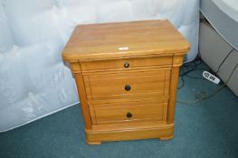 Three Drawer Bedside Cabinet - Matching Previous L