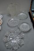 Glass Trifle Bowls & Jug