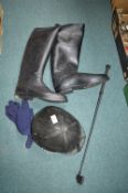 Pair of Loveson Riding Boots Size:9 plus Riding Cr