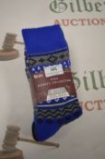 *Kiku Nordic Collection 4 Pack Boot Socks Size 7-11