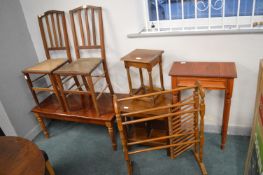 Coffee Tale, Pairs of Chairs, Towel Rail, etc.