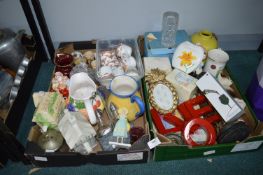 Two Boxes of Pottery & Glassware