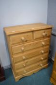 Solid Pine Two Over Four Storage Chest