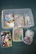 Storage Box Containing Sewing Threads, Buttons etc