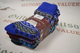 *Kuki Nordic Collection 4 Pack of Gents Socks Size 7 - 11