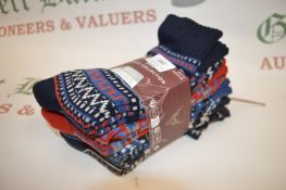 *Kuki Nordic Collection 4 Pack of Gents Socks Size 7 - 11