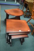 Nest of Three Table plus Small Drop Leaf Coffee Table