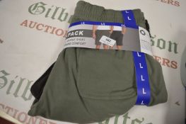 *Two Pack of Jachs New York Mens Lounge Shorts Size: L