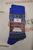 *Kiku Nordic Collection 4 Pack Boot Socks Size 7-11