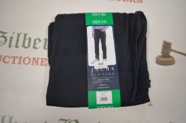 *Pair of Jachs of New York Blue Chino Style Trousers Navy Size 38x30