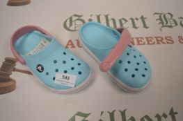 Pair of Children's Crocs Size: 11