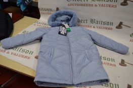 Andy & Evan Children's Water Repellant Hoody Parker Pale Blue Size: XL