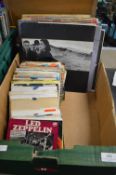 12” LP and 7” 45rpm Rock Albums and Single Including Led Zeppelin