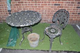 Aluminium Patio Table and Chair