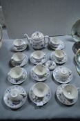 Furnivall's Blue & White Part Tea Set 20+pcs