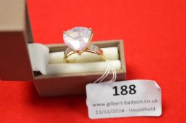 9ct Gold Ring with Gemstone 4.5g Size: R