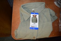 *32 Degrees Cool Lady's Khaki Shirt Size: L