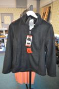 *32 Degrees Heat Lady's Black Fleece Jacket Six: M