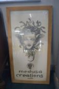 *Framed Medusa Creations Sign