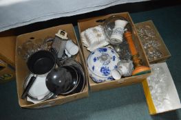 Kitchenware, Pottery, and Glassware