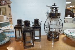 Four Tealight Lanterns