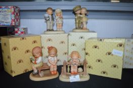 Four Boxes Memories of Yesterday Lucy Atwell Figur