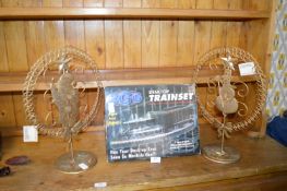 Desktop Train Set and Two Christmas Card Holders